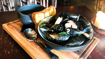 Mussels and Prawns